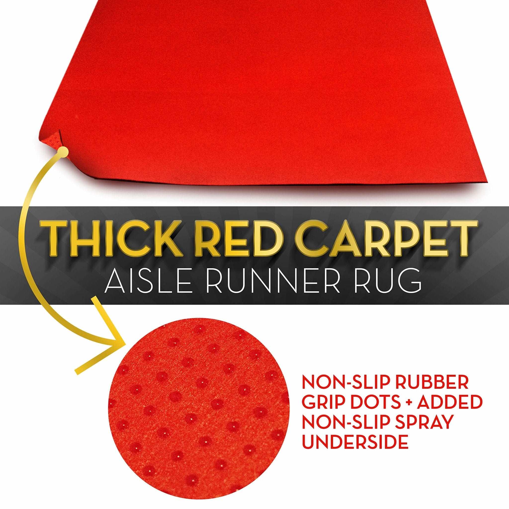 Bundle] Luxury Red Carpet Runner Rug - 16.4 Feet - Premium Extra Thic –  NextClimb