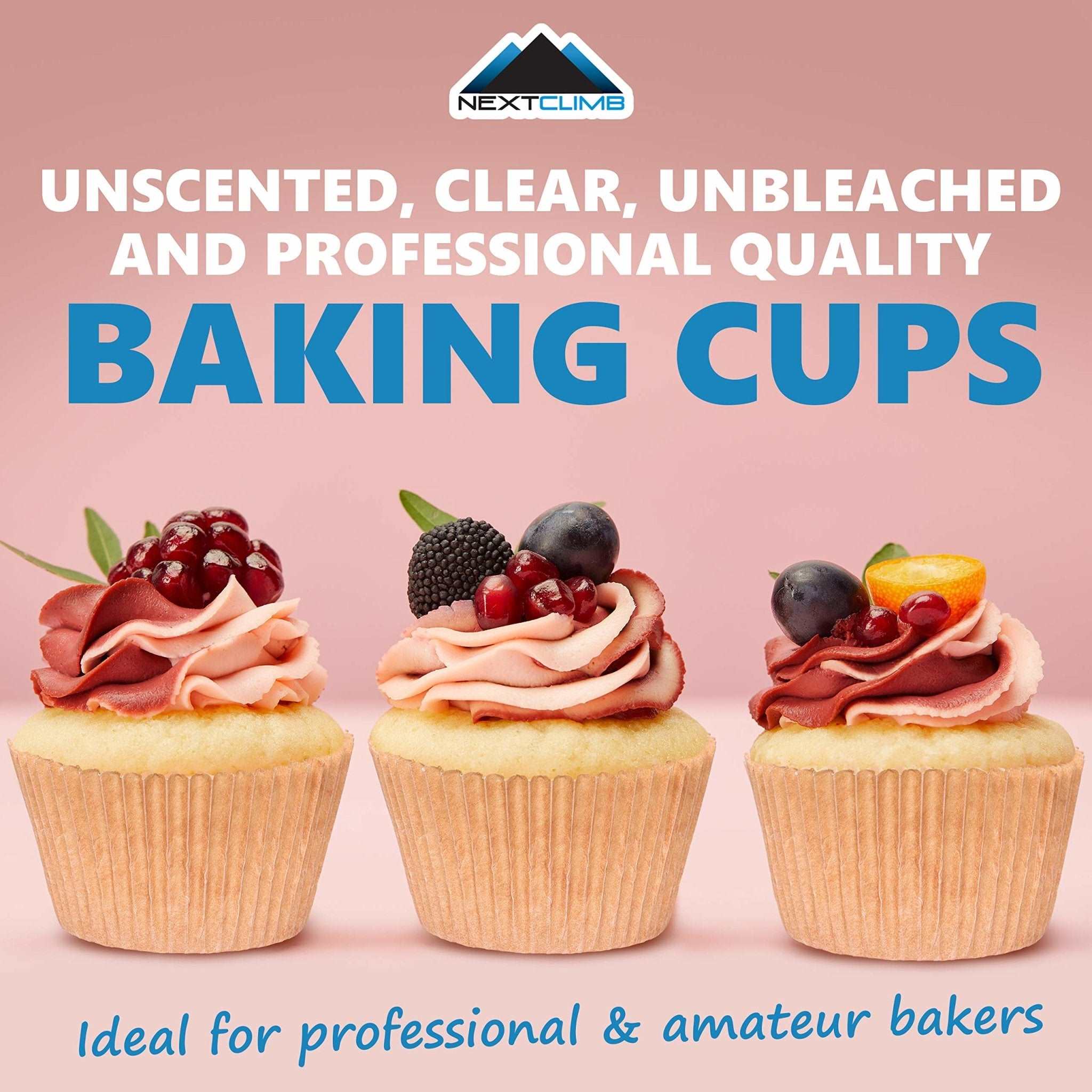 Gifbera Jumbo Cupcake Liners Greaseproof Paper for Baking 100