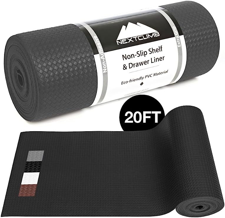 Besmall Multipurpose Anti Slip Mat Non Slip Rug Gripper Pad for Carpet  Underlay Shelf Liner Kitchen Drawer Liner for Home Office Car RV, Extra  Thick (Black, 45x300cm) price in UAE