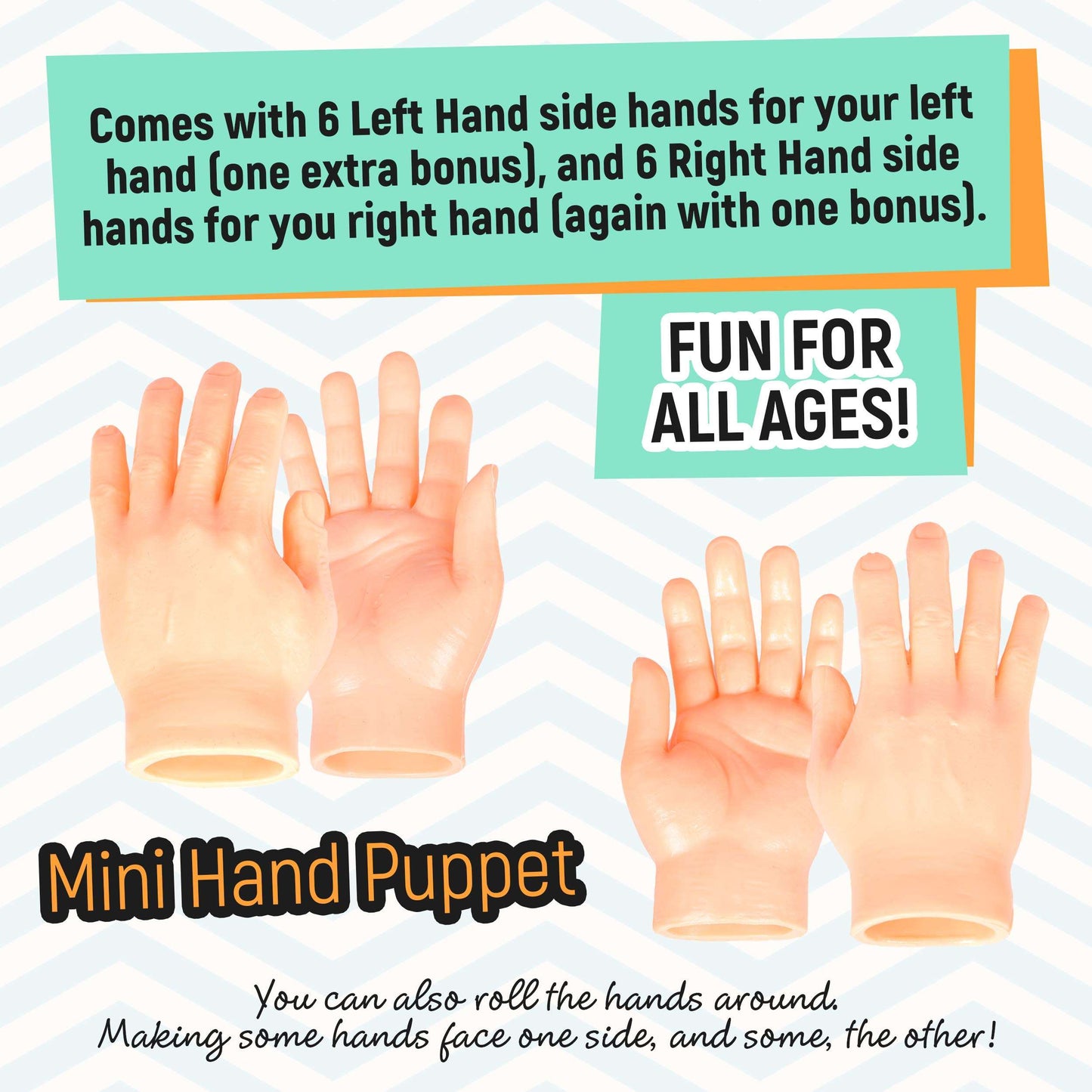 Tiny Hands Little Finger Hands – Mini Finger Puppets & Prank Prop Accessories for Adults - NextClimb